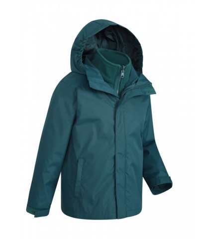 Fell Water-resistant Kids 3 in 1 Jacket Petrol $29.14 Jackets