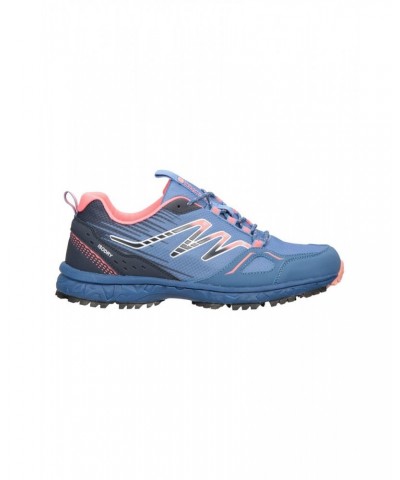 Lakeside Trail Womens Waterproof Running Shoes Blue $30.20 Active