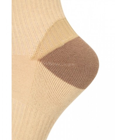 Kids Cushioned Mid-Calf Hiker Socks 2-Pack Tan $8.99 Accessories