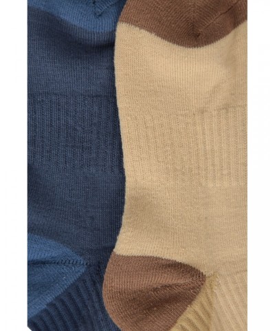 Kids Cushioned Mid-Calf Hiker Socks 2-Pack Tan $8.99 Accessories