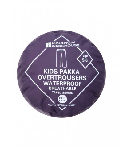 Pakka II Kids Waterproof Overpants Purple $14.74 Pants