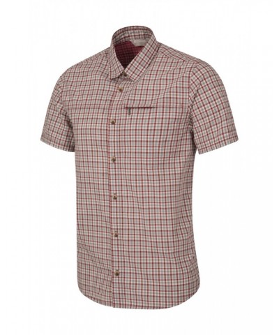 Holiday Mens Cotton Shirt Red $16.50 Tops