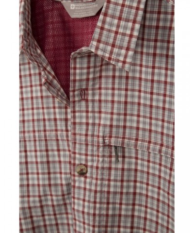 Holiday Mens Cotton Shirt Red $16.50 Tops