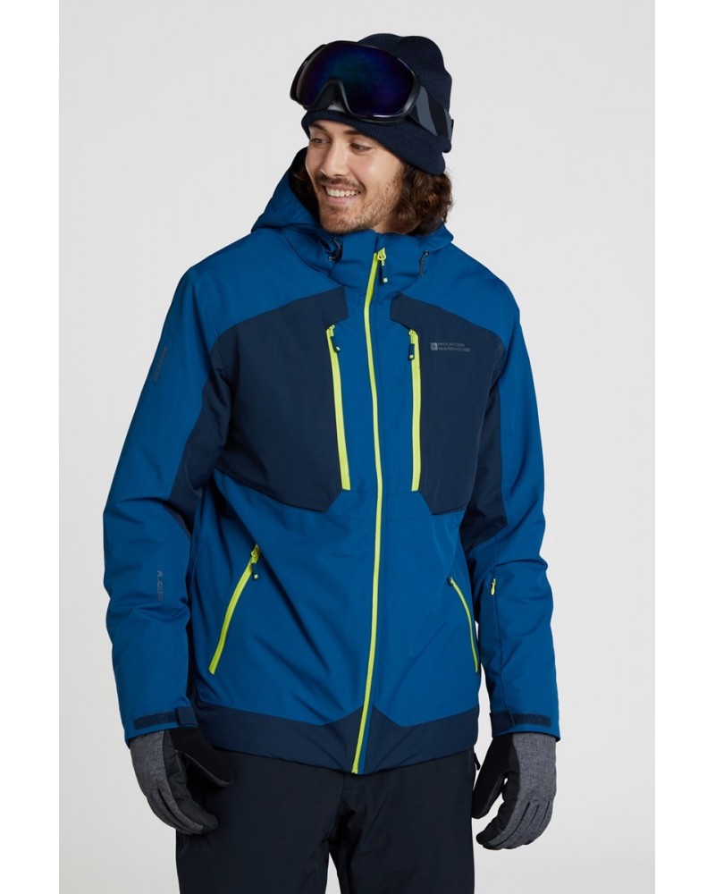 Meteor Extreme Mens Waterproof Ski Jacket Petrol $67.50 Jackets