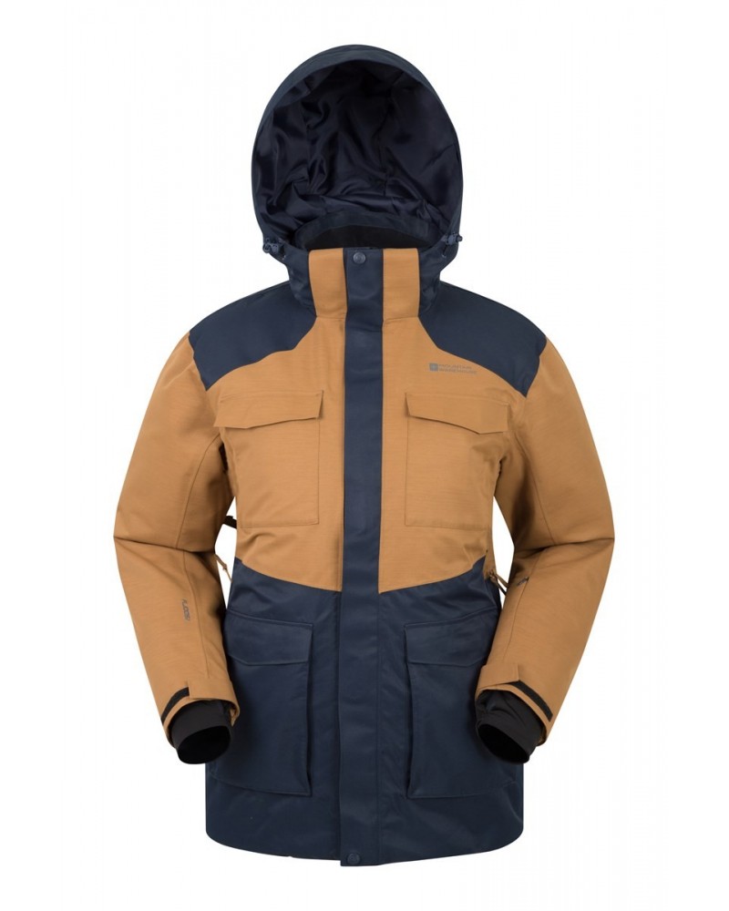 Luna II Mens Ski Jacket Light Brown $30.60 Jackets