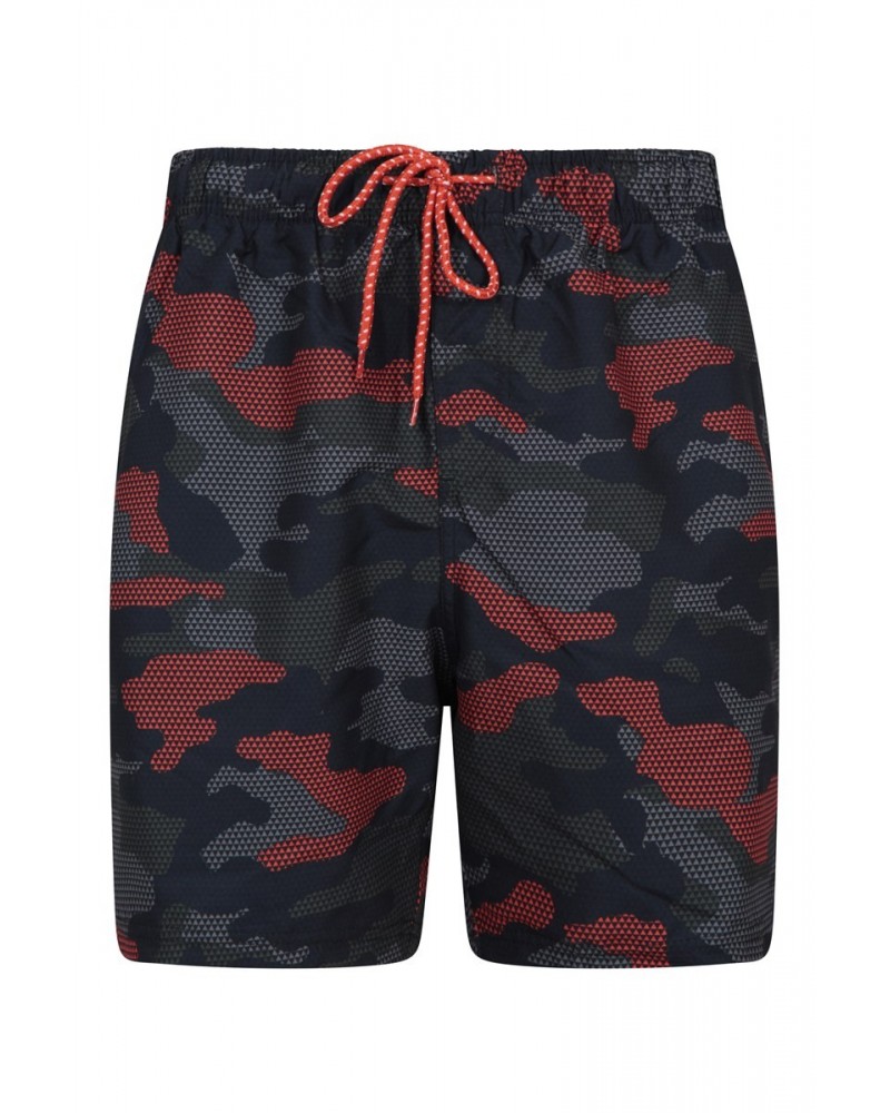 Aruba Printed Mens Swim Shorts Camouflage $14.24 Pants