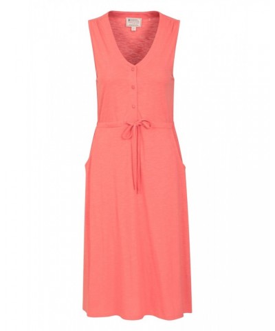 Bahamas Womens Sleeveless Dress Hot Coral $17.39 Dresses & Skirts