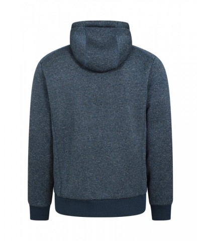 Nevis II Mens Fur Lined Hoodie Dark Blue $30.80 Tops