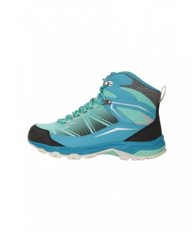 Emerge Womens Recycled Softshell Waterproof Boots Teal $34.30 Footwear