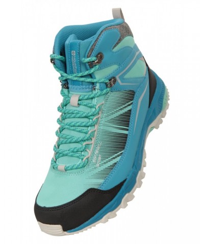 Emerge Womens Recycled Softshell Waterproof Boots Teal $34.30 Footwear