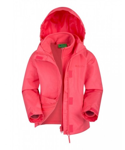 Fell Water-resistant Kids 3 in 1 Jacket Coral $21.73 Jackets