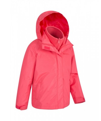 Fell Water-resistant Kids 3 in 1 Jacket Coral $21.73 Jackets