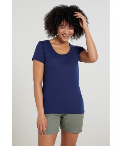 Agra Quick-Dry Womens T-Shirt Navy $12.50 Tops