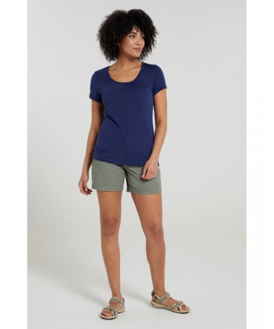 Agra Quick-Dry Womens T-Shirt Navy $12.50 Tops