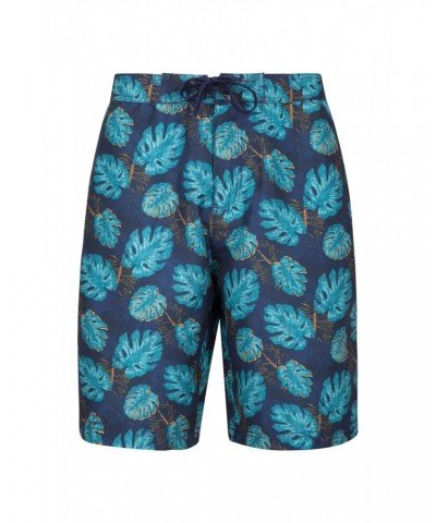 Ocean Printed Mens Boardshorts Navy $12.99 Pants