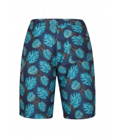 Ocean Printed Mens Boardshorts Navy $12.99 Pants