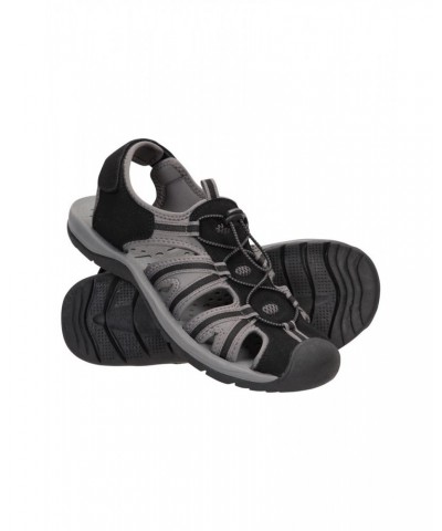 Bay Reef Mens Mountain Warehouse Shandals Black $18.90 Footwear