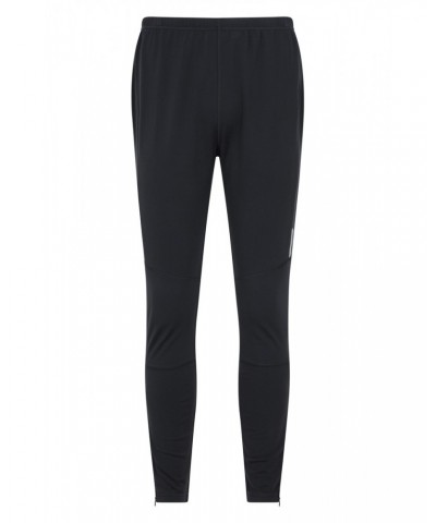 Mens Fleece Lined Leggings Black $24.50 Active