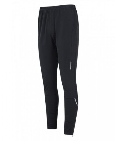 Mens Fleece Lined Leggings Black $24.50 Active