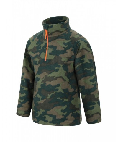 Pursuit Printed Kids Half-Zip Fleece Khaki $10.99 Fleece