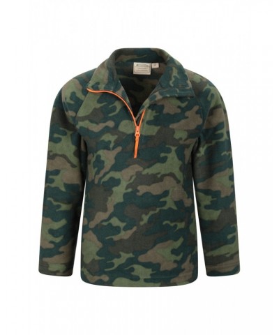 Pursuit Printed Kids Half-Zip Fleece Khaki $10.99 Fleece