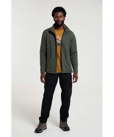 Idris III Mens Full-Zip Fleece Green $27.55 Fleece