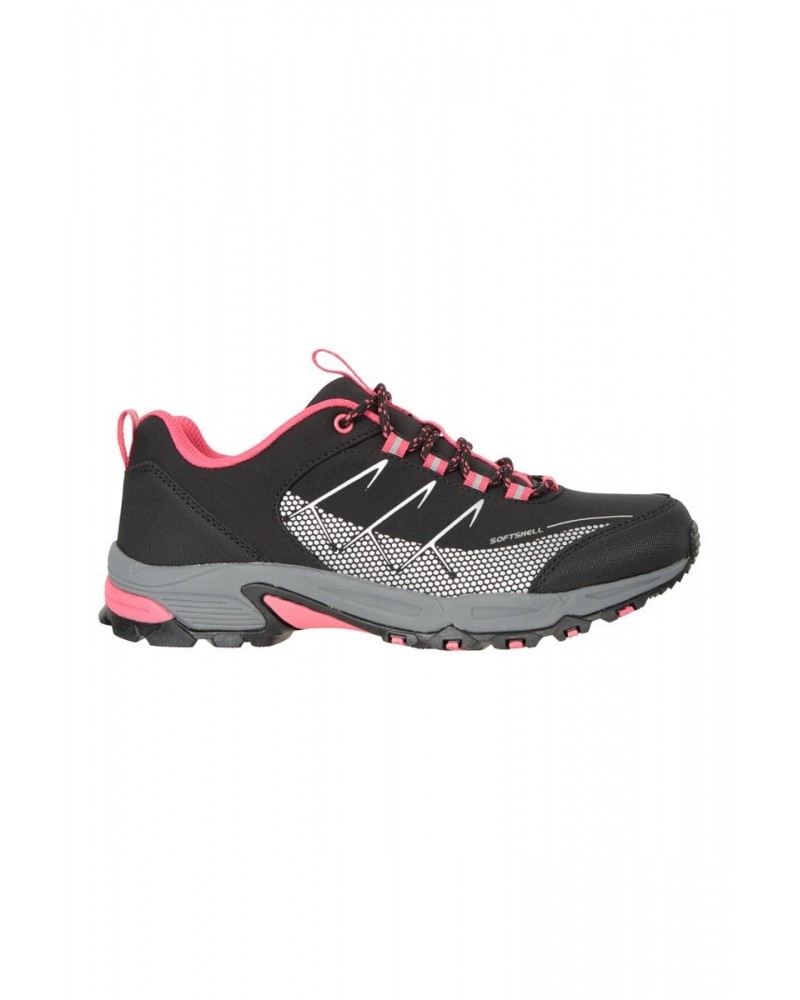 Annapurna Womens Softshell Running Shoes Jet Black $24.91 Active