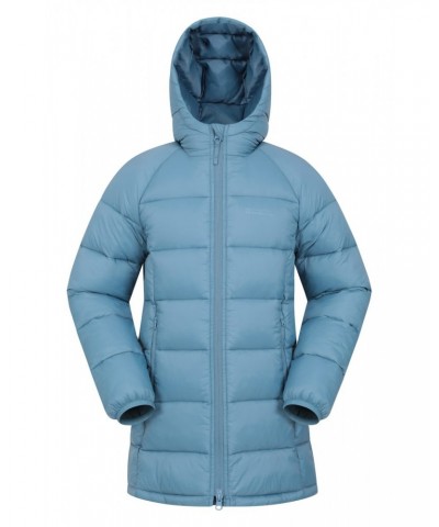 Freya Kids Longline Insulated Jacket Blue $16.34 Jackets