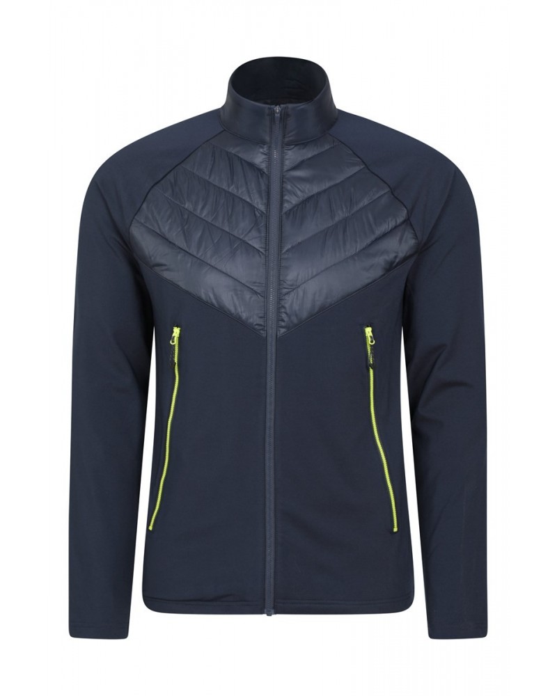 Recovery Mens Active Jacket Navy $28.79 Tops