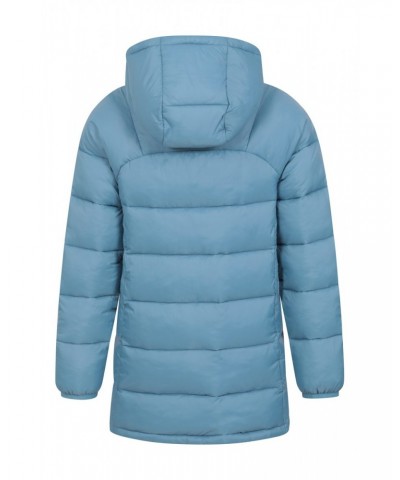 Freya Kids Longline Insulated Jacket Blue $16.34 Jackets