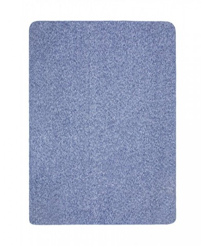 Double Fleece Melange Blanket Navy $13.99 Sleeping Bags