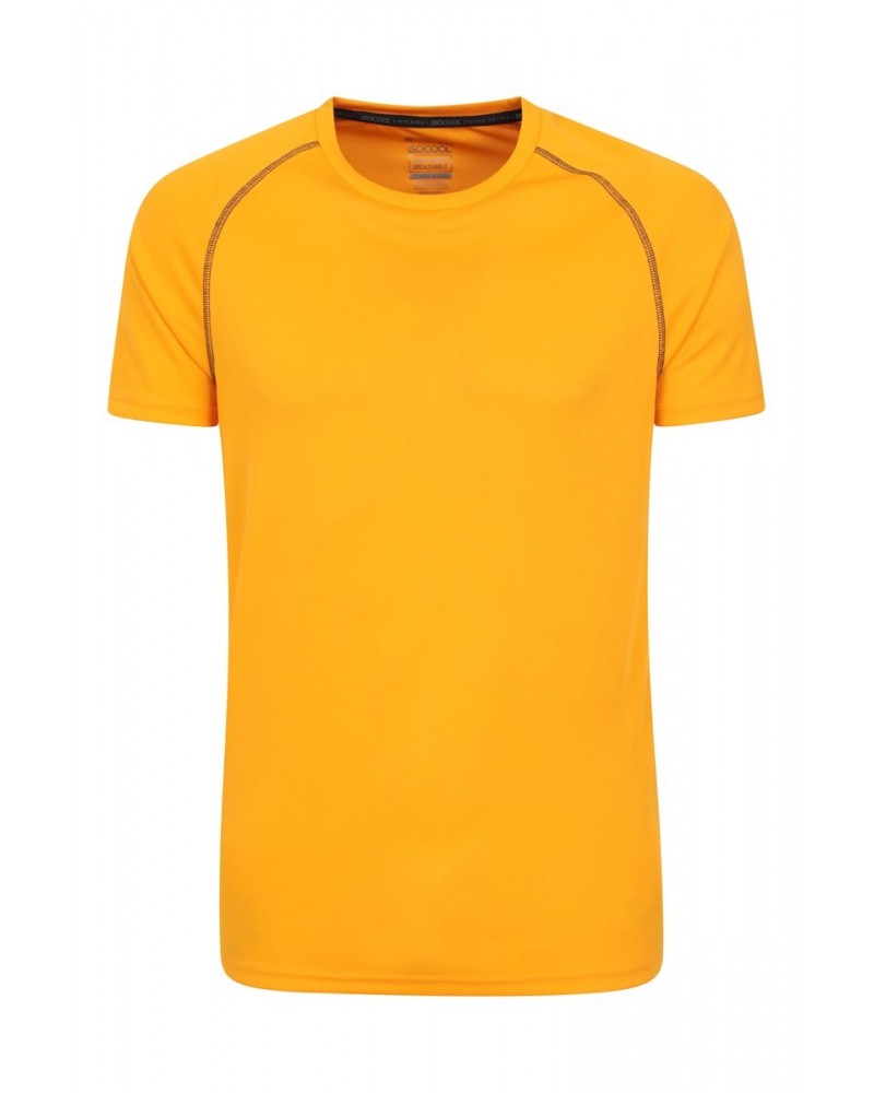 Endurance Isocool Mens Active T-Shirt Yellow $13.24 Active