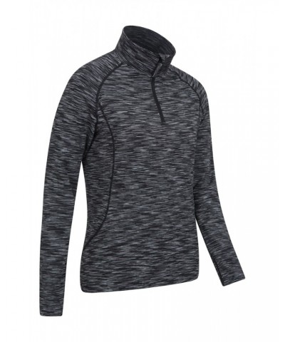 Bend And Stretch Womens Half-Zip Midlayer Charcoal $16.50 Active