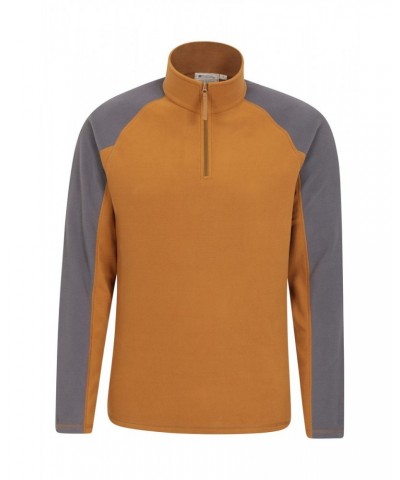 Ashbourne II Mens Half-Zip Fleece Mustard $15.11 Fleece