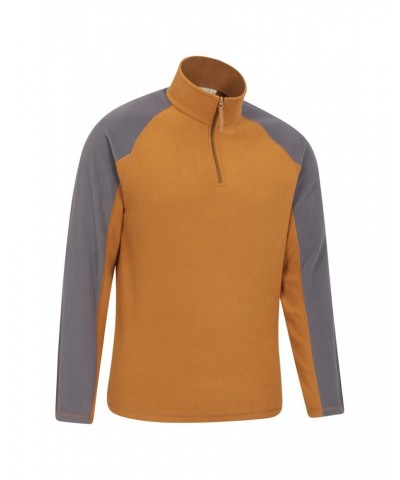 Ashbourne II Mens Half-Zip Fleece Mustard $15.11 Fleece