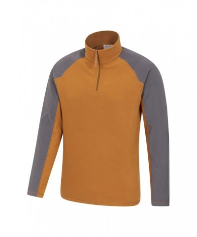 Ashbourne II Mens Half-Zip Fleece Mustard $15.11 Fleece