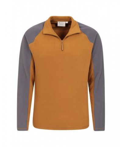 Ashbourne II Mens Half-Zip Fleece Mustard $15.11 Fleece