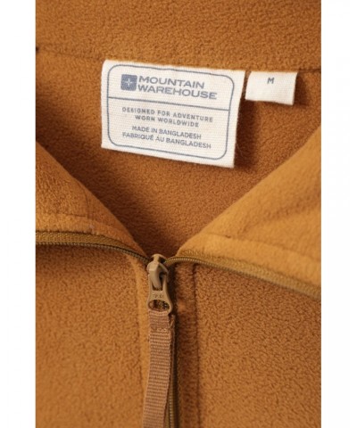 Ashbourne II Mens Half-Zip Fleece Mustard $15.11 Fleece