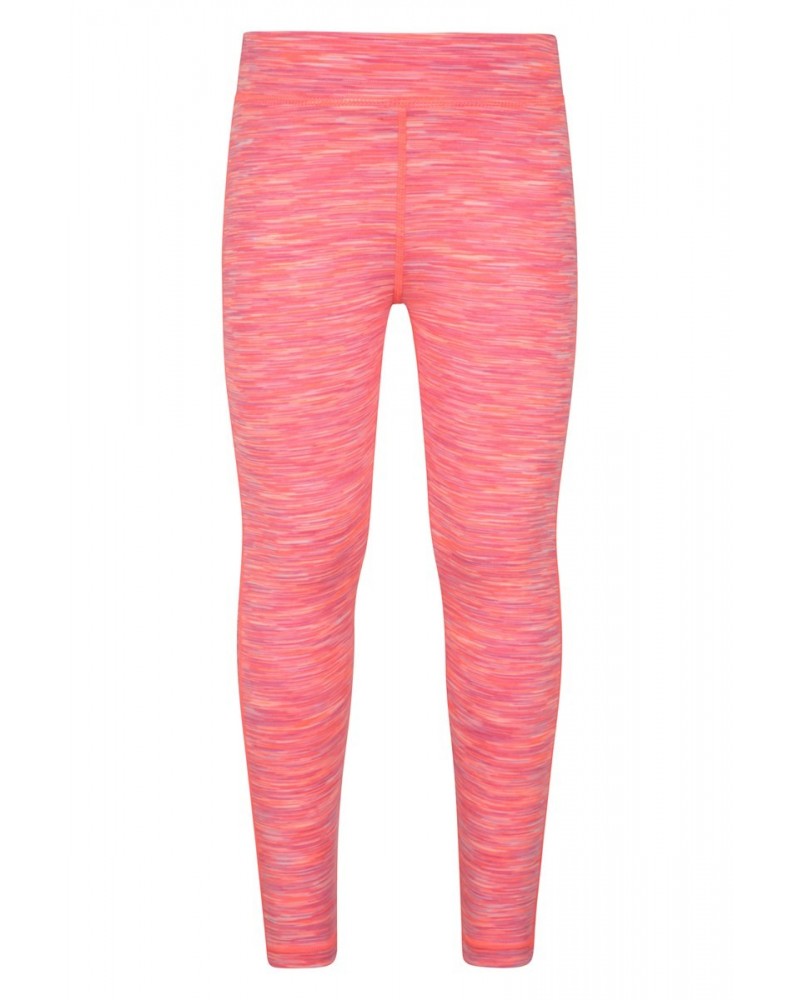 Kayleigh Kids Space Dye Leggings Pink $11.43 Active