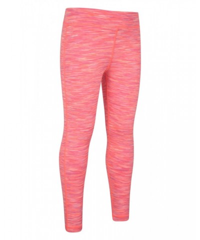 Kayleigh Kids Space Dye Leggings Pink $11.43 Active