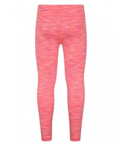 Kayleigh Kids Space Dye Leggings Pink $11.43 Active