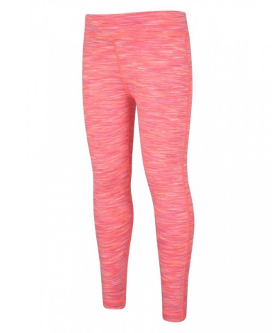 Kayleigh Kids Space Dye Leggings Pink $11.43 Active