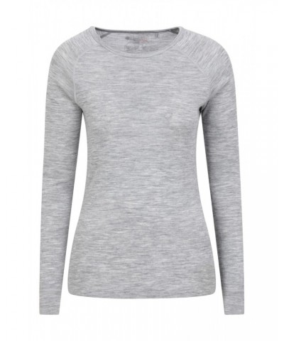 Merino Womens Thermal Top II Light Grey $16.00 Thermals