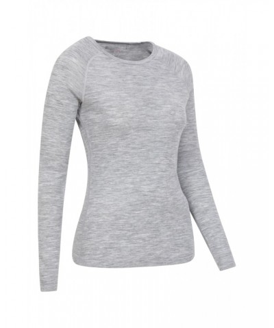 Merino Womens Thermal Top II Light Grey $16.00 Thermals