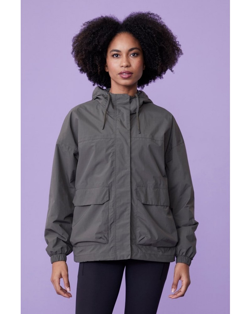 Urban Womens Waterproof Jacket Khaki $25.30 Jackets