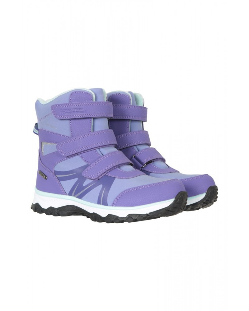 Slope Kids Softshell Adaptive Snow Boots Mint $22.00 Footwear