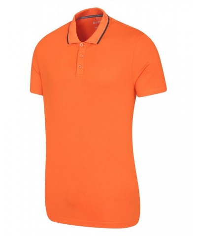 Tournament II Mens IsoCool Polo Orange $15.38 Tops