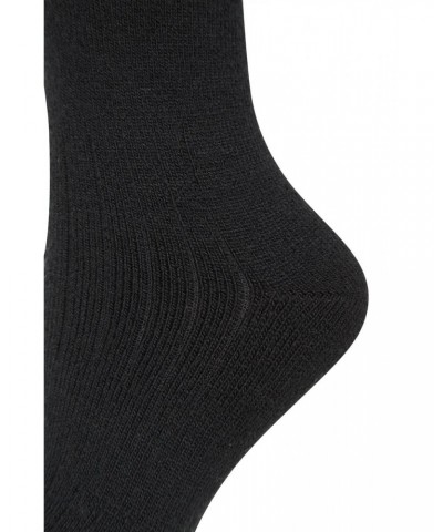 Explorer Womens Merino Thermal Mid-Calf Socks Jet Black $16.19 Accessories