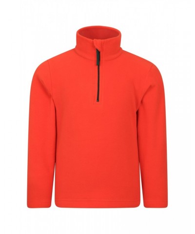 Camber II Kids Half-Zip Fleece Orange $11.39 Fleece