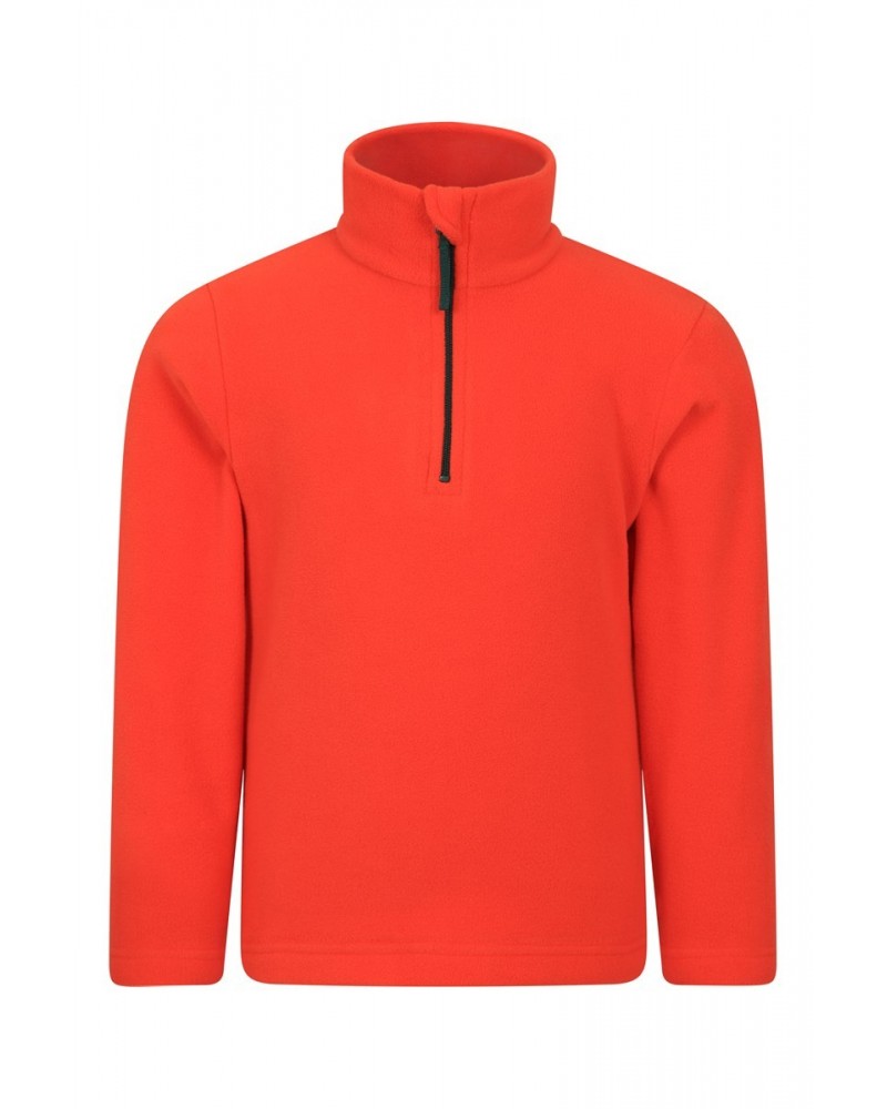 Camber II Kids Half-Zip Fleece Orange $11.39 Fleece